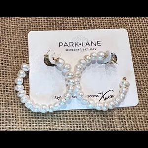 Park Lane Island Pearl hoops